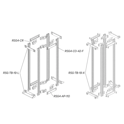 Crossbars and outer feet