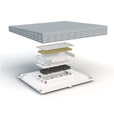 Perforated Roof with Top Filter Fan