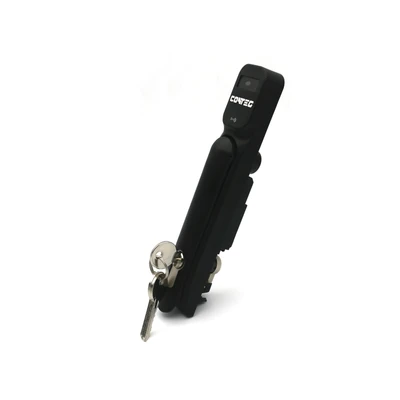 Electronic handle with card reader